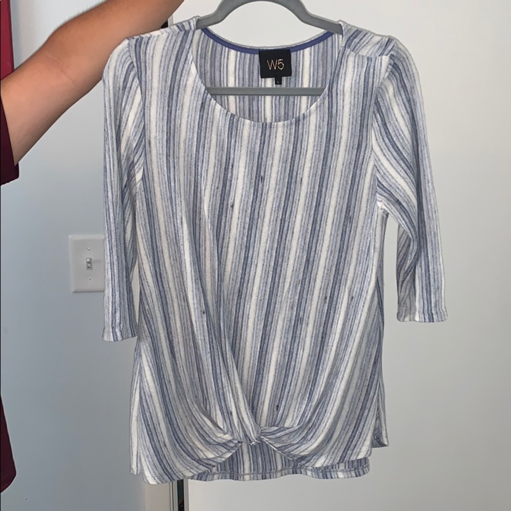 Cute (more formal) striped blouse